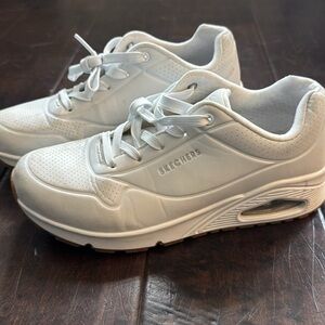 Skechers Street Los Angeles Women’s Sneakers Air Cooled Memory Foam white 9.5